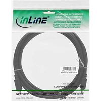 InLine 34443 FireWire kabel, IEEE1394, 4-polige stekker/stekker, zwart, 3 m - thumbnail