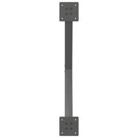 Eettafelpoten 2 st X-vormig 80x(72-73) cm staal antraciet - thumbnail