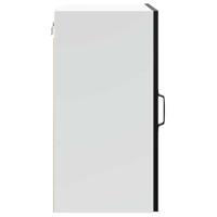 Keukenwandkast Lucca bewerkt hout zwart - thumbnail