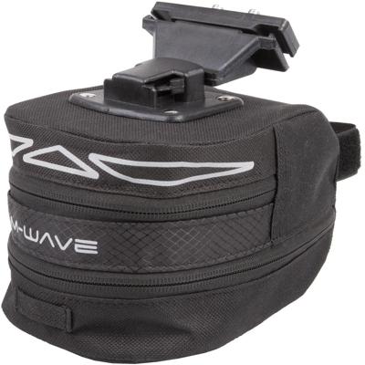 M-WAVE zadeltas tilburg m 1 liter zwart/grijs