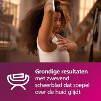 Philips brl136/00 lady shaver series 6000 scheerapparaat wit/paars - thumbnail