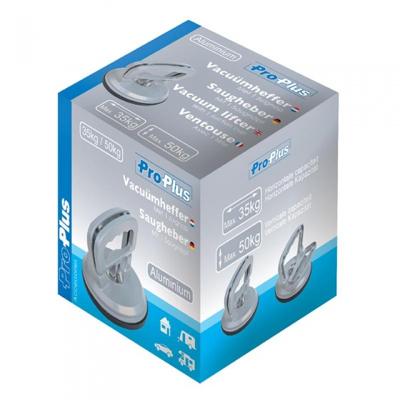 ProPlus enkelvoudige glasdrager aluminium zilvergrijs