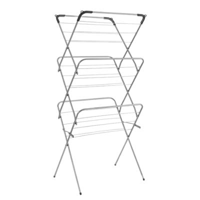 Tomado Metaltex Concerto Slim Droogrek 9,5 m Zilver met haakjes voor Kledinghangers Tomado Metaltex Concerto Slim Droogrek 9,5 m Zilver met haakjes voor Kledinghangers