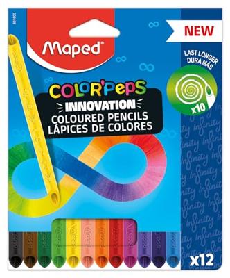 Kleurpotlood maped colorpeps infinity 12 kleuren Kleurpotlood maped colorpeps infinity 12 kleuren