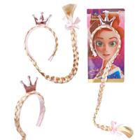 Toi-Toys Toi toys diadeem met lange vlecht - thumbnail