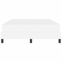 Bed met matras Zuiverwit 140 x 200 cm Kunstleer - thumbnail