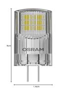 OSRAM HOMELIGHTING 4058075431997 LED-lamp Energielabel E (A - G) G4 Ballon 2.2 W = 28 W Warmwit (Ø x l) 14 mm x 40 mm 1 stuk(s) - thumbnail