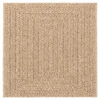 Vloerkleed ZIZUR beige binnen en buiten 200x290 cm jute look - thumbnail