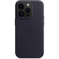 Apple Leather MagSafe Case iPhone 14 Pro Inkt - thumbnail