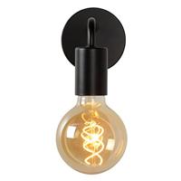 Lucide SCOTT - Wandlamp - 1xE27 - Zwart - thumbnail