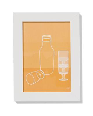 HEMA Fotolijst 10x15cm wit hout wit (wit)