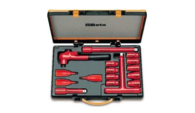 Beta 9 zeskant dopsleutels, 3 schroevendraaierdoppen en 4 toebehoren 920MQ/C16 - 009200917