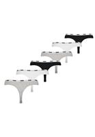 6-Pack dames strings - Katoenen strings dames multipack - Voordeelverpakking - thumbnail