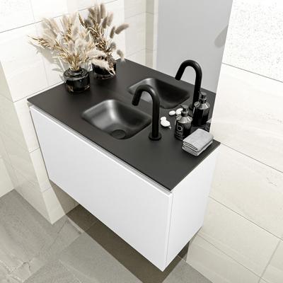 MONDIAZ OLAN 80cm toiletmeubel talc. LEX wastafel urban midden 1 kraangat MONDIAZ OLAN 80cm toiletmeubel talc. LEX wastafel urban midden 1 kraangat