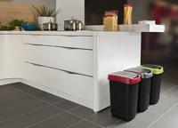 Rotho Twist Afvalbak 10L Zwart - thumbnail