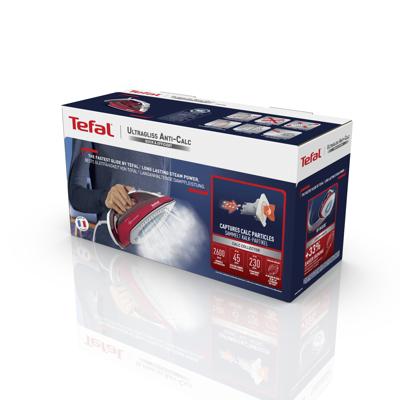 Tefal Ultragliss Anti-Calc Stoomstrijkijzer - FV4996 Tefal Ultragliss Anti-Calc Stoomstrijkijzer - FV4996