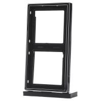 Jung LS990 afdekraam 2-voudig glanzend chroom