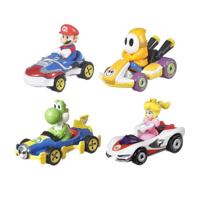 Hot Wheels Mario Kart HOT WHEELSMARIOKART 4 Pack - thumbnail