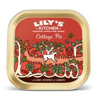 Lily's Kitchen Natuurlijke Volwassen Natte Hondenvoer Tray Cottage Pie Graanvrij Recept 10 x 150g - thumbnail