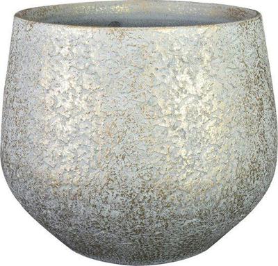 Bloempot Noor Metalic Grey Ø23cm Bloempot Noor Metalic Grey Ø23cm