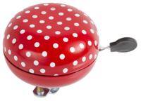 M-Wave Fietsbel ding-dong ø80mm - ladybird red - thumbnail