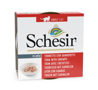Schesir Kat Tonijn - Garnaal 85 gr - thumbnail