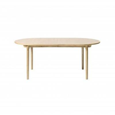 Nordic Home Leif eiken eettafel - 100 x 190 cm - naturel