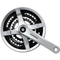 Shimano crankstel 6/7/8-speed fc-ty501 175mm 48 x 38 x 28t zilver - thumbnail