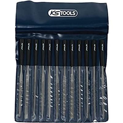 KS Tools 140.3050 Set naaldvijlen met kunststof heft, 12-delig Lengte 90 mm 1 stuk(s)