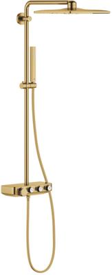 Grohe Regendoucheset Euphoria SmartControl System Cube 31 cm met Glijstang en Handdouche Cool Sunrise Geborsteld Grohe Regendoucheset Euphoria SmartControl System Cube 31 cm met Glijstang en Handdouche Cool Sunrise Geborsteld