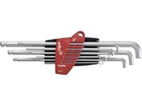 Stiftsleutelset haaks met houder 9-delig professioneel inch Wiha 35480 - thumbnail