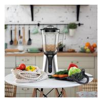 Blender - JOCCA - 350 W - 1 L glazen kom - 600 ml fles - Zwart - thumbnail