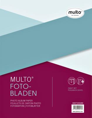 Fotobladen multo 23-gaats + dekvel zwart