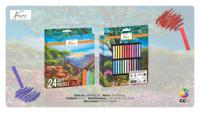 Pastelkrijt nassau fine art zacht 24 stuks assorti - thumbnail
