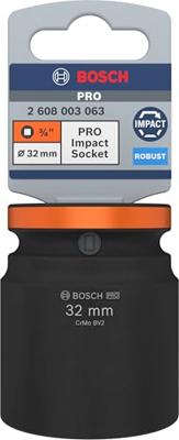 Bosch Accessoires Krachtdop 32 x 53 x 44 mm | M22 | 48,8 mm - 2608003063 Bosch Accessoires Krachtdop 32 x 53 x 44 mm | M22 | 48,8 mm - 2608003063