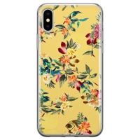 iPhone XS Max siliconen hoesje - Floral days - thumbnail