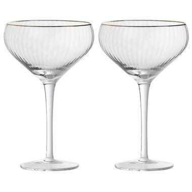 Cocktailglazen Camille - transparant - 280 ml - 2 stuks
