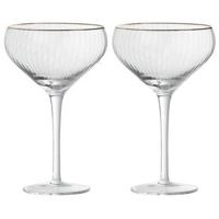 Cocktailglazen Camille - transparant - 280 ml - 2 stuks - thumbnail