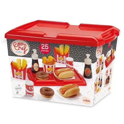 Hotdogbox - ECOIFFIER - 2423 - Een menu dat een fastfoodrestaurant waardig is