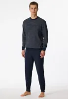 Schiesser Schiesser Pyjama Long 159620 darkblue 62/5XL - thumbnail