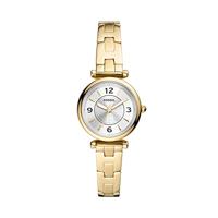 Fossil ES5203 Horloge Carlie staal goud- en zilverkleurig 28 mm - thumbnail