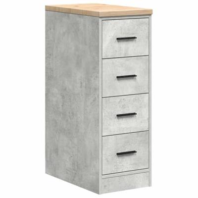 Garagekast 30x51x85 cm massief grenenhout betongrijs Garagekast 30x51x85 cm massief grenenhout betongrijs