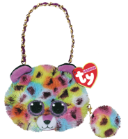 Ty Plush - Mini Purse - Giselle the Leopard (TY95216) - thumbnail