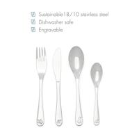 ZILVERSTAD - Kinderartikelen - Kinderbestek 4-dlg Vijverdieren - thumbnail