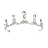 Metalen tiara Royal Caroline - thumbnail