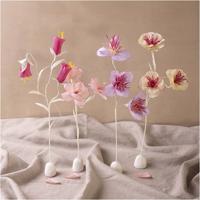 Creativ Company Hobbyset crepepapier bloem pastelkleuren - thumbnail
