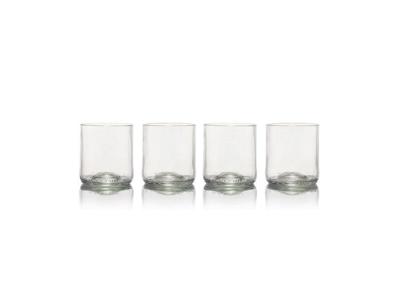 Rebottled glazen - short tumbler - 4-pack - clear