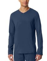 Schiesser Pyjamashirt lange mouw royal blue - thumbnail