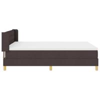 Boxspringbed met matras Donkerbruin 200 x 160 cm Polyester - thumbnail