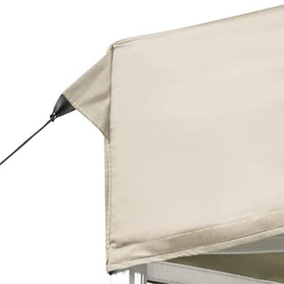 VidaXL Partytent professioneel inklapbaar 6x3 m aluminium crème